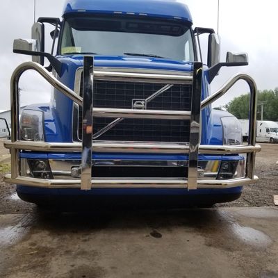 การ์ดกวางรถบรรทุกสแตนเลส 304 สำหรับ Kenworth International