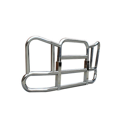 อะไหล่ตัวถังรถบรรทุกสแตนเลสสตีล 304 สุดหรู กันชนหน้า Deer Guard สำหรับ Cascadia For Volvo Kenworth